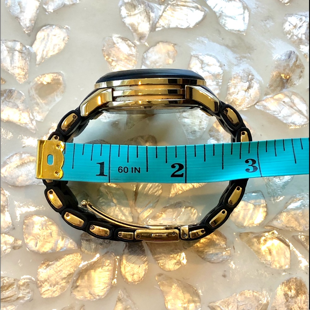 Michael Kors Watch - Black & Gold - Rubber Band - Picture 7 of 10
